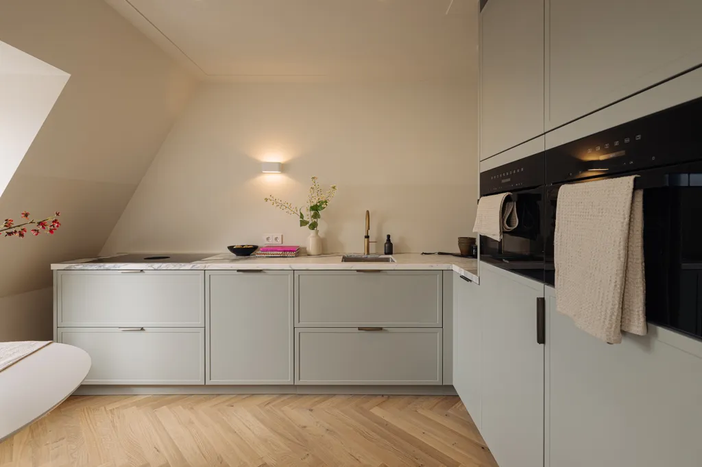 Cuisine - Luxury Apartment with Garden View in Amsterdam South