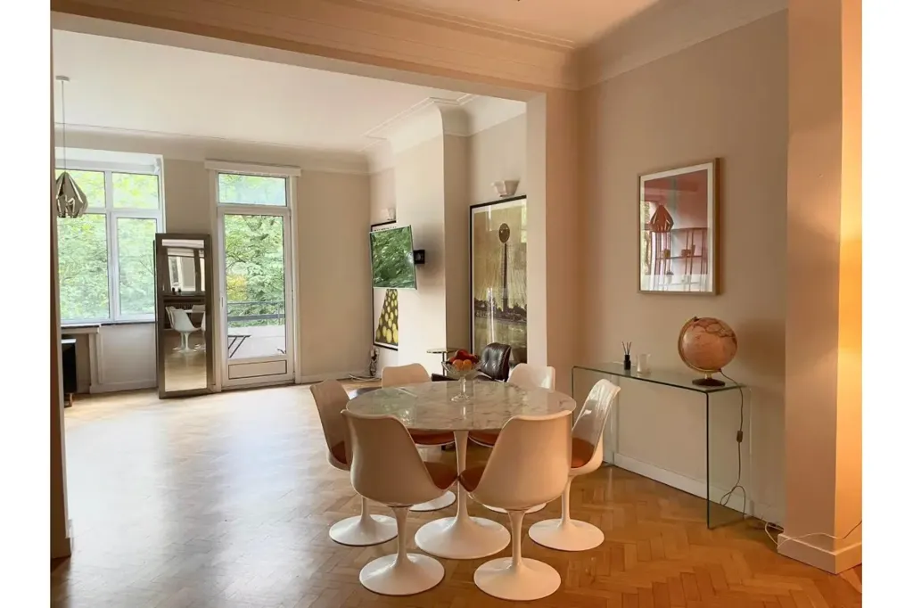 Salle à manger - Appartement avec Terrasse à l’Avenue Louise, Bruxelles