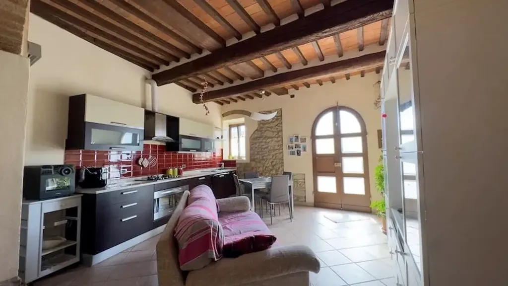 Köök - Rustic Terraced Apartments in Rosignano Marittimo
