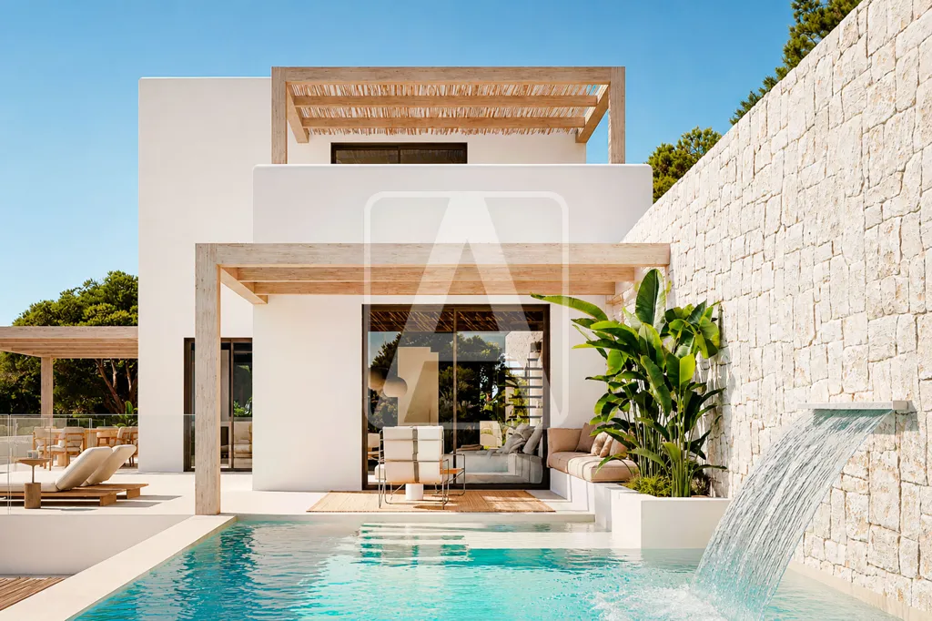 Bassein - Ibiza-Style Villa with Sea View in Benissa