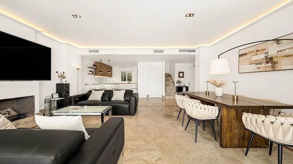 Séjour - Villa with Sea and Golf Views in Marbella