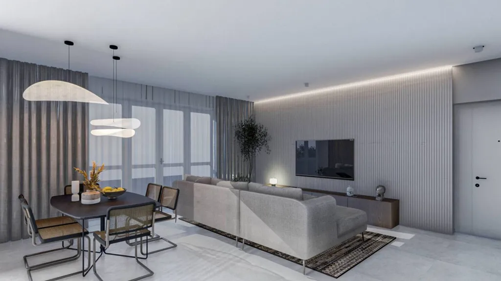 Séjour - Ground Floor Apartment with Private Garden in Bra