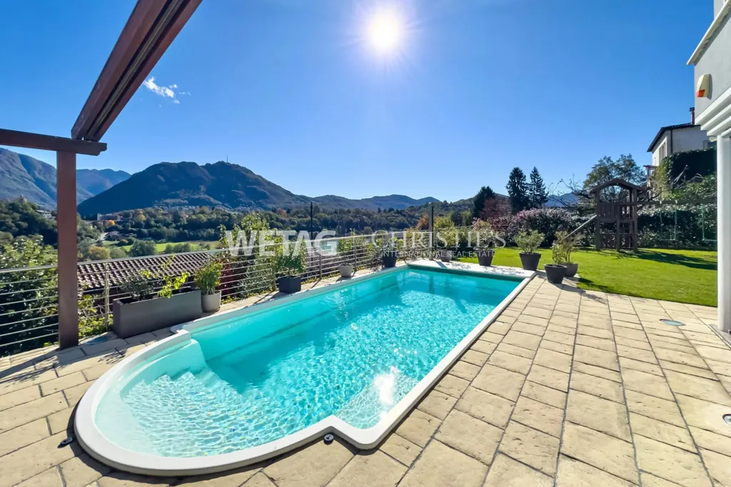 Bassein - Modern Villa with Pool in Lugano-Breganzona