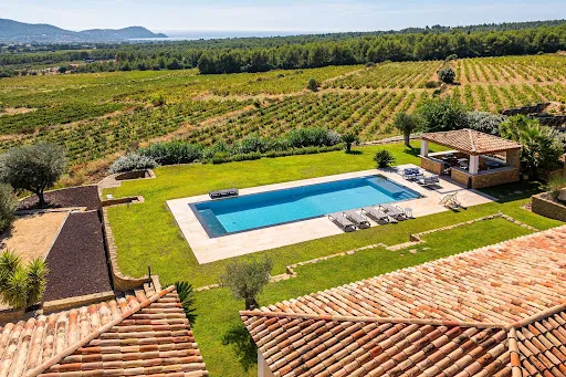 Õhuvaade - Luxury Villa with Pool in La Cadière-d'Azur