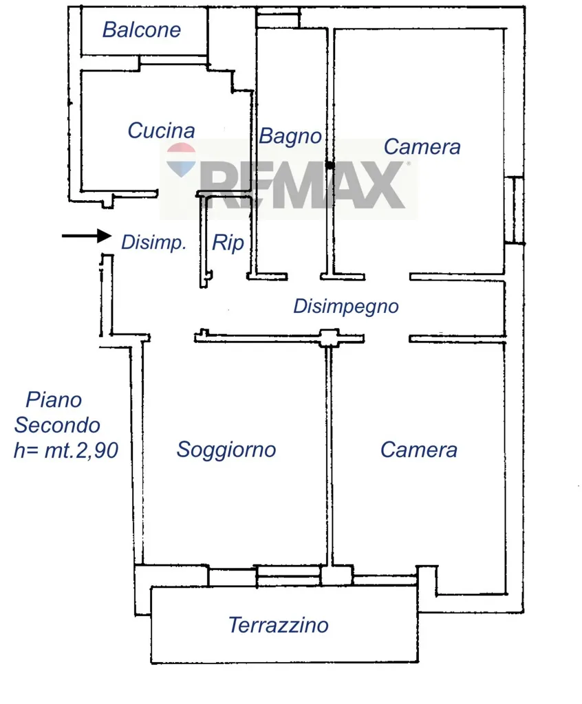 Plaan - Spacious Triplex with Balcony in Milan