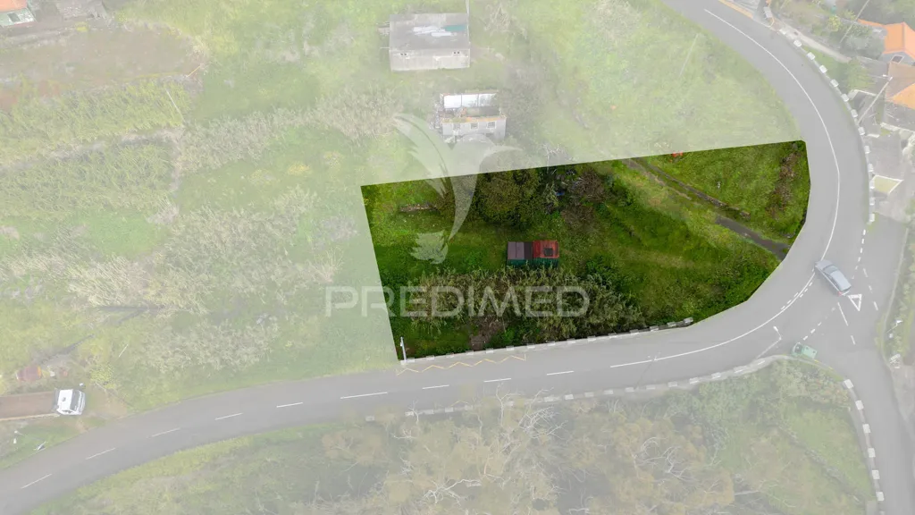 Vue aérienne - Buildable Plot with Sea View in Caniço