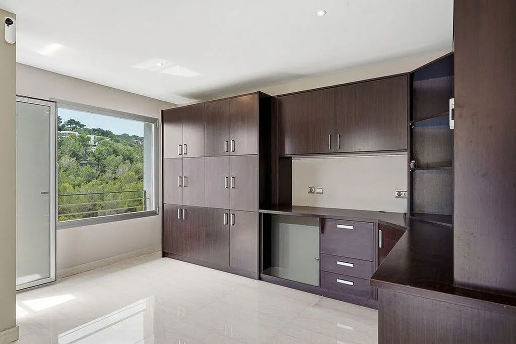 Köök - Villa with Pool and Sea View in Costa d'en Blanes