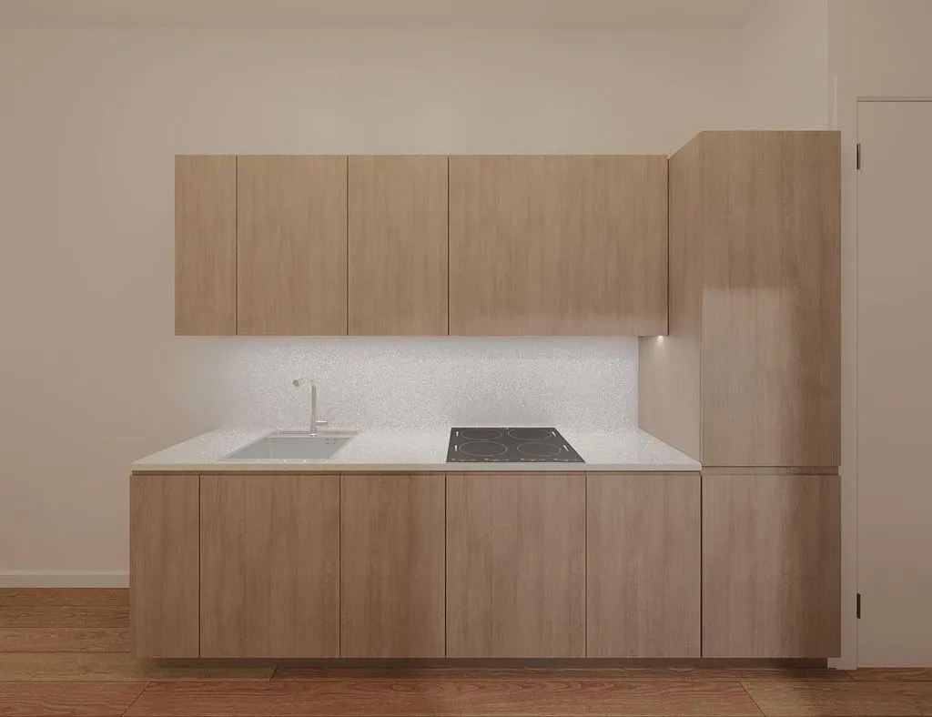 Kitchen - Loft Studio with Terrace in San Sebastián de los Reyes