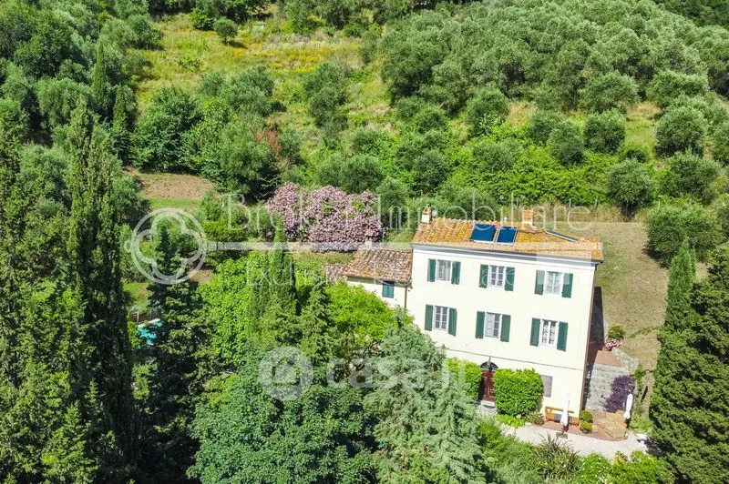 Vue aérienne - Rustic Tuscan Casale with Pool in Massarosa