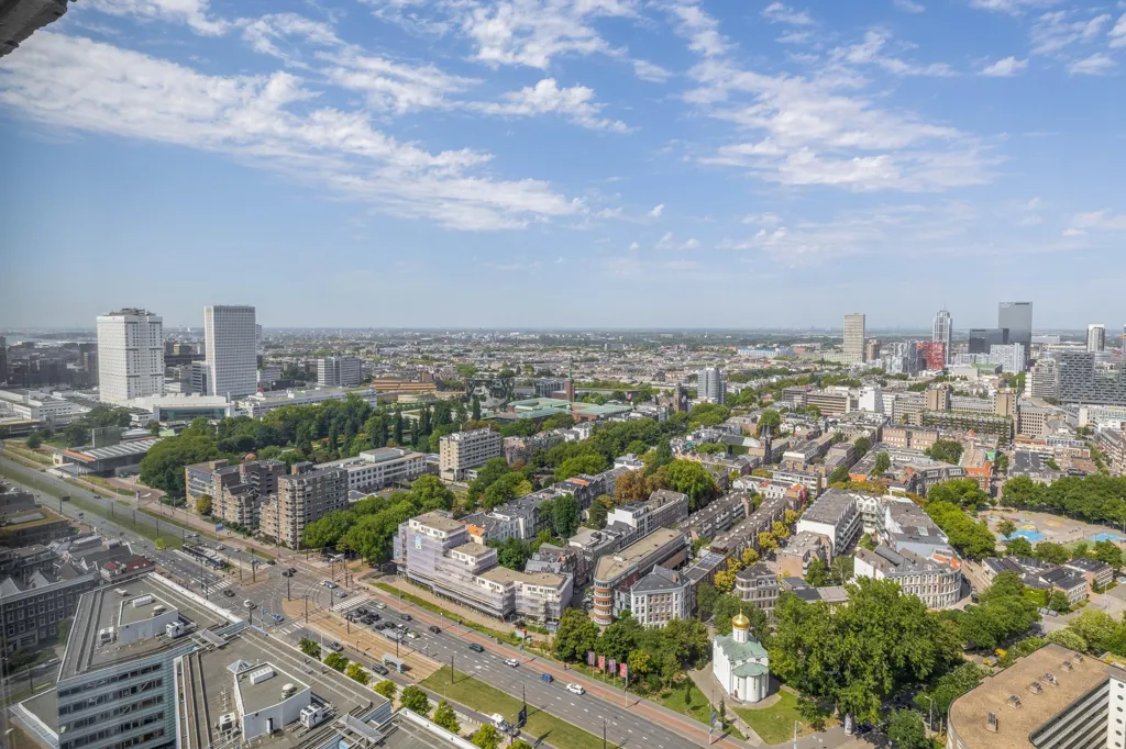 Vista aerea - Modern Apartment with City View in Rotterdam