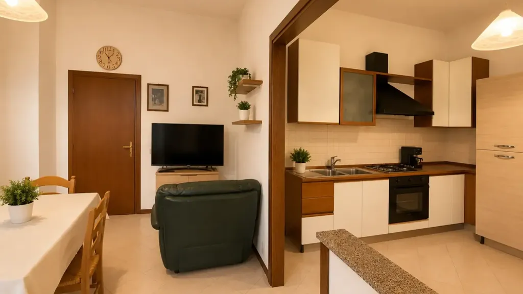 Köök - Apartment with Balcony in Navacchio