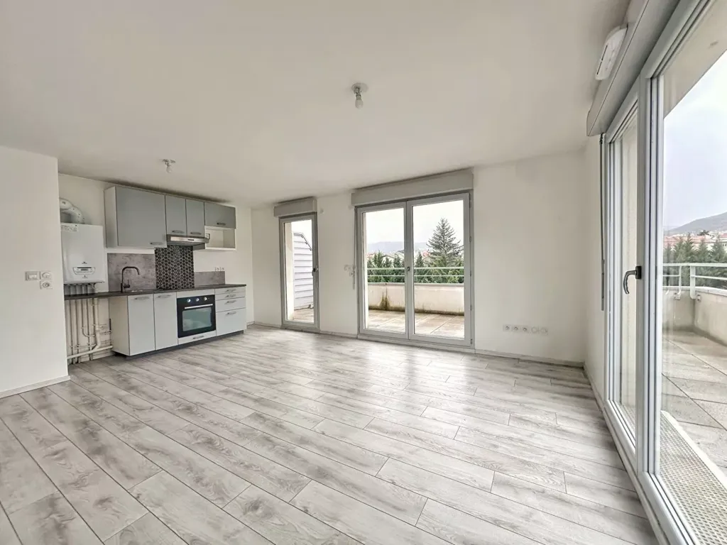 Kitchen - Modern Apartment with Terrace in Champfleuri
