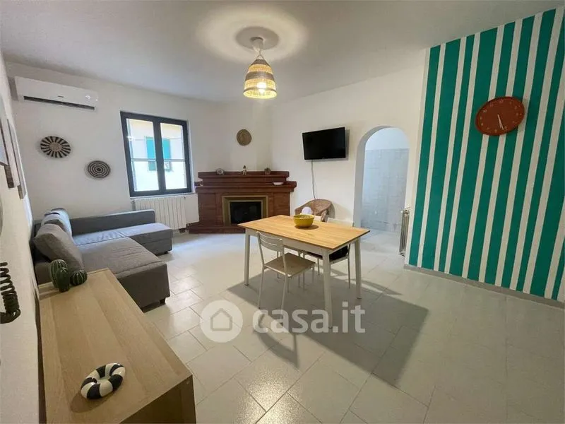 Séjour - Fully Furnished Apartment with Balcony in Ascea
