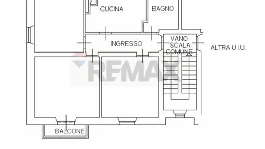Plaan - Rustic Apartment with Balcony in Serra San Quirico