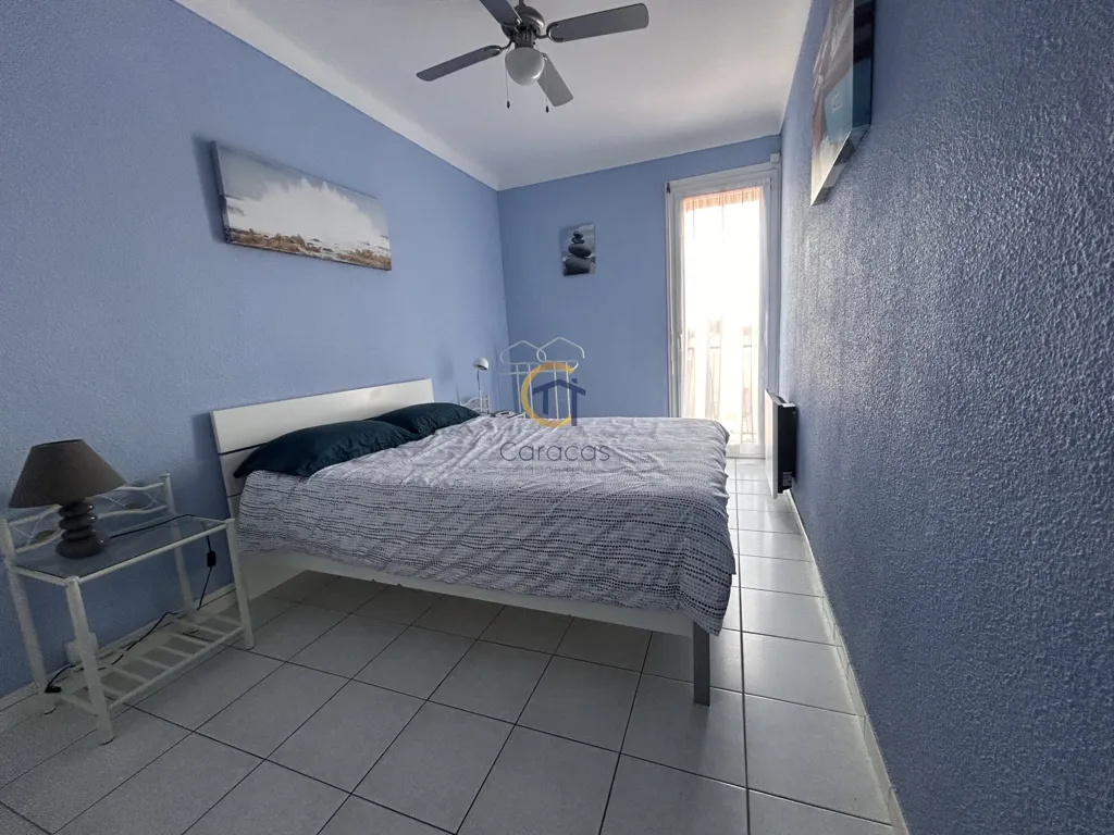 Chambres - Appartement 4 Pièces avec Balcons à Canet-en-Roussillon