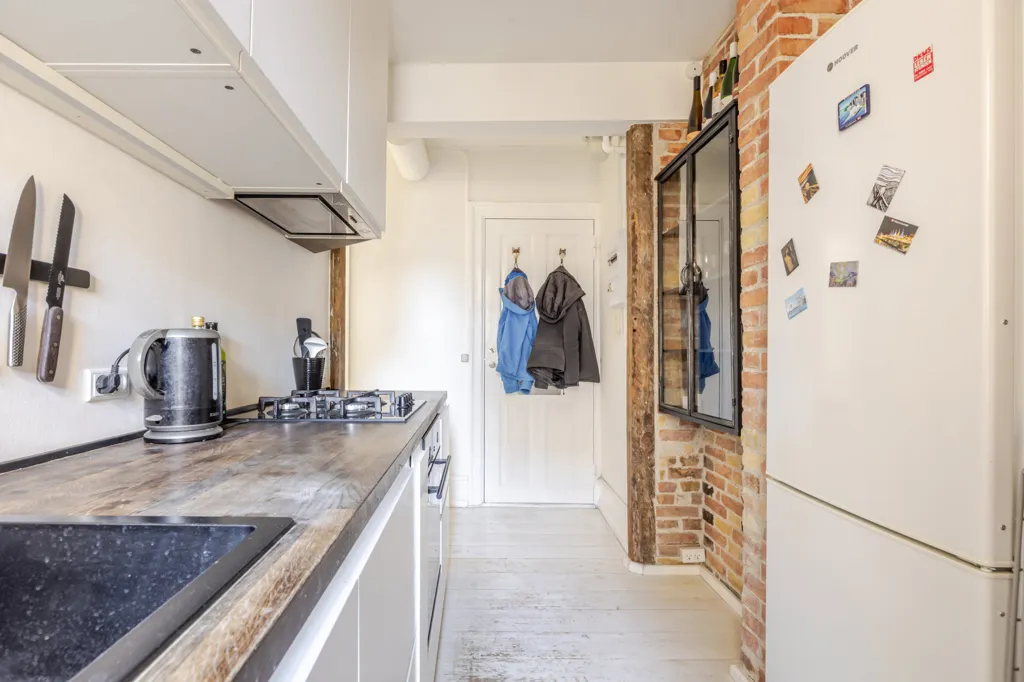 Köök - Charming Condo with Historic Charm in Nørrebro