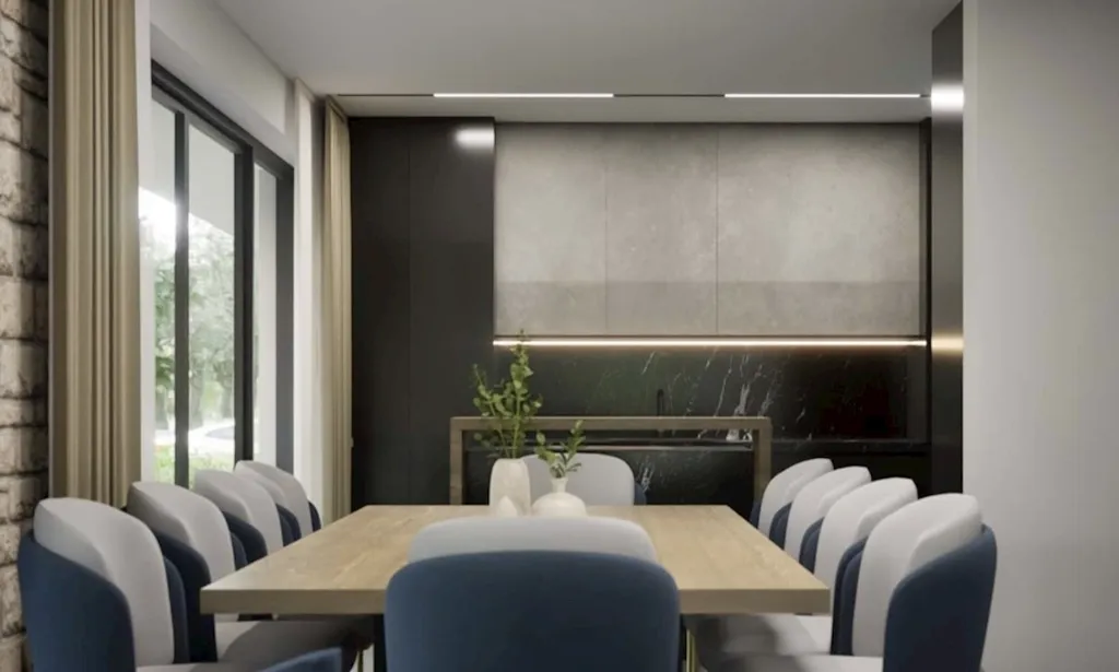 Sala da pranzo - Building Plot with Villa Project in Galižana