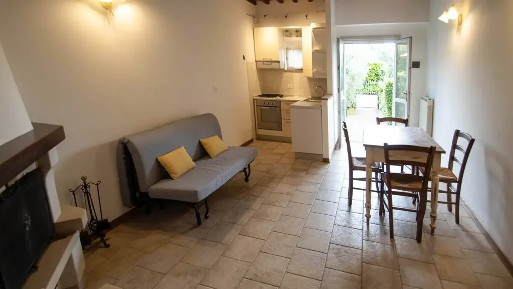 Salle à manger - Bilocale with Private Garden in Castelnuovo Berardenga