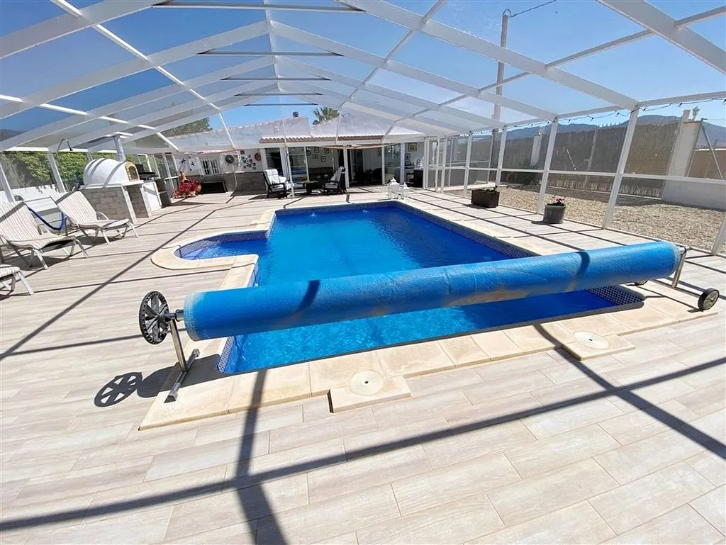 Piscine - Modern Chalet with Pool and Terrace in Huércal-Overa
