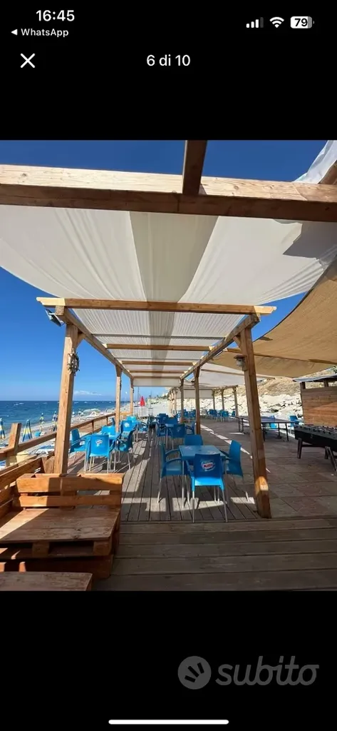 Terrass - Summer Lido with 120 Umbrellas in Coastal Area