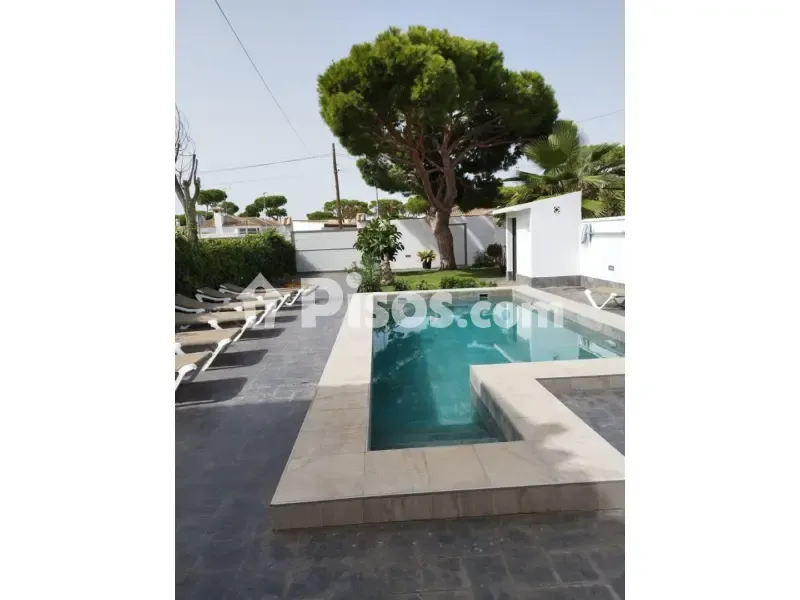 Piscine - Chalet with Pool near La Barrosa Beach