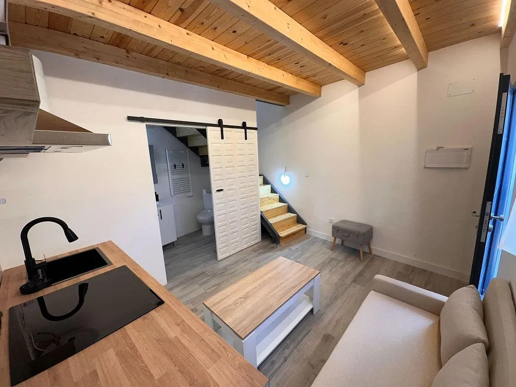 Séjour - Modern Chalet with City Views in San Antón