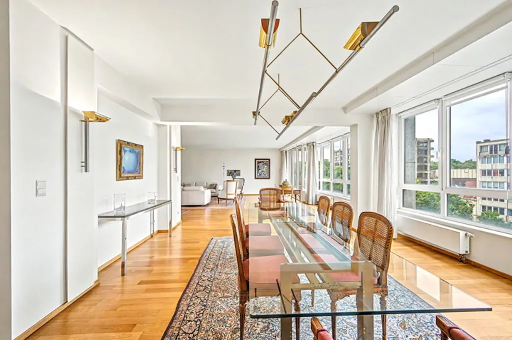 Dining Room - Spacious Flat with Terrace in Avenue Louise
