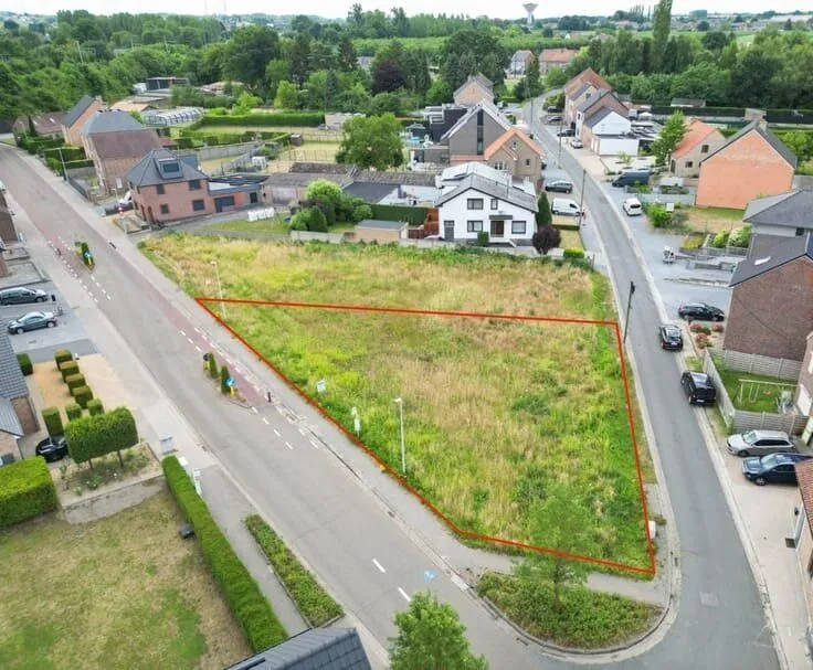 Õhuvaade - Open Building Plot with Garden in Bilzen