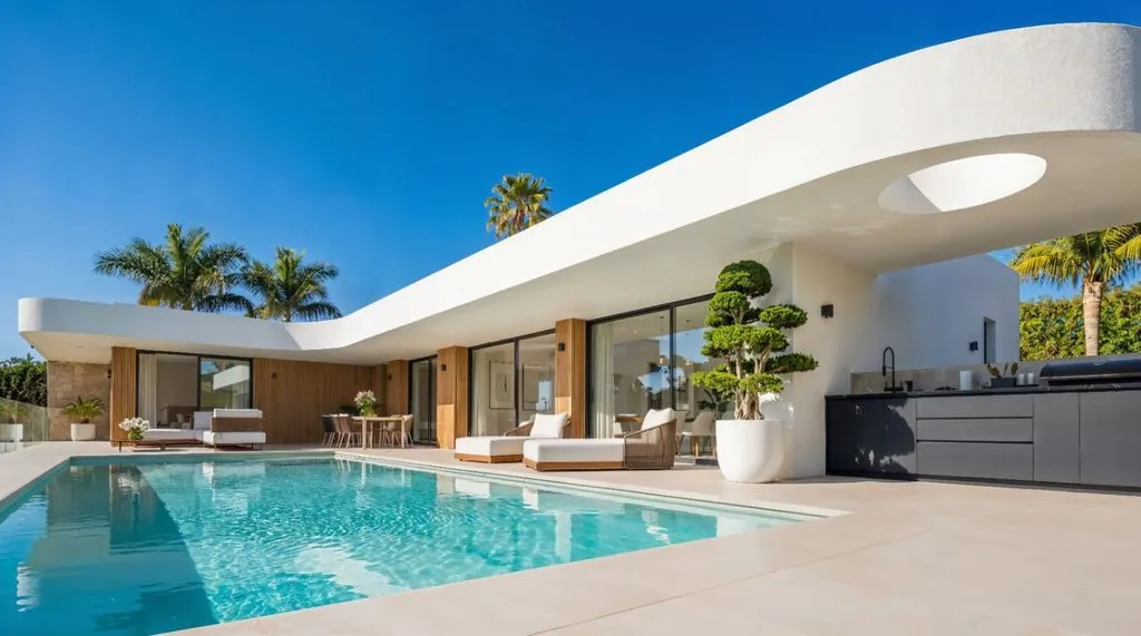 Piscine - Luxury Villa with Sea View in Calpe