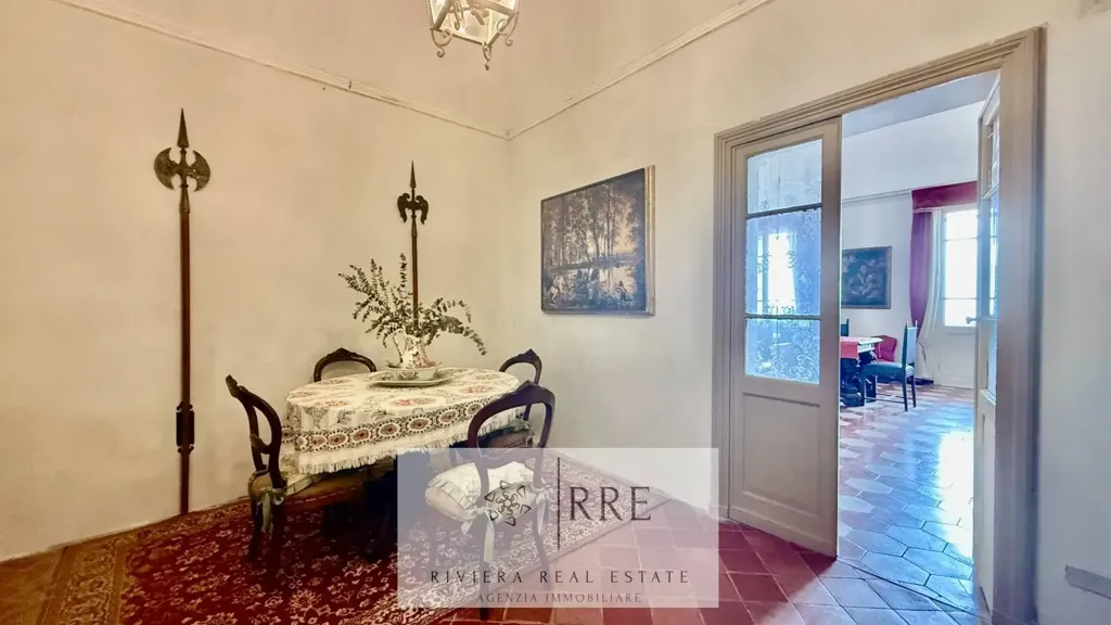Salle à manger - Semi-detached House with Sea View in Loano