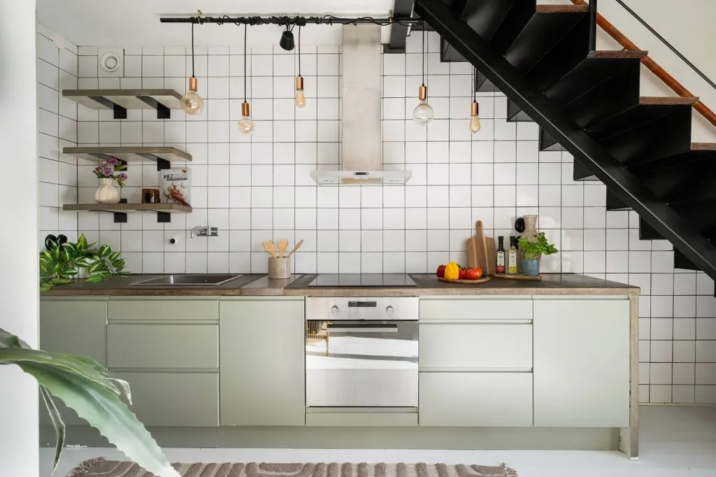 Cucina - Loft Apartment with South Balcony in Södermalm
