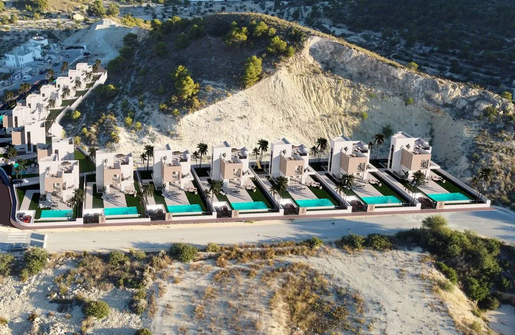 Vue aérienne - Luxury Villa with Panoramic Views in Finestrat