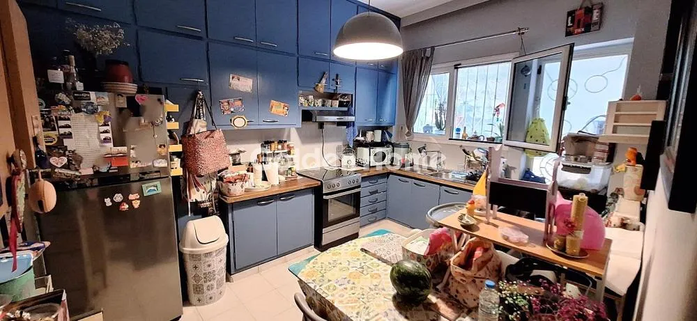 Cucina - Apartment with Balconies in Patissia-Acharnes