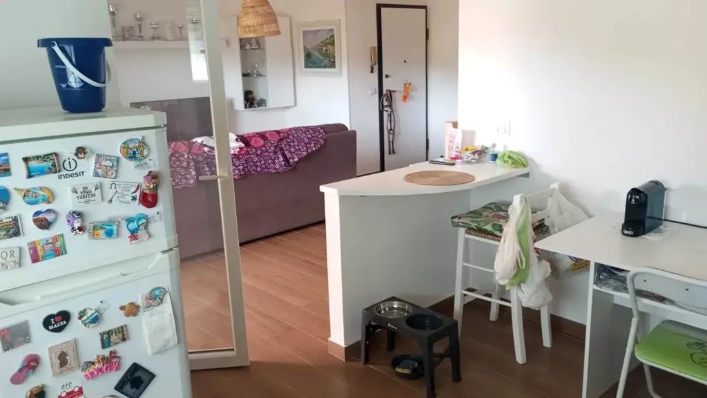 Kitchen - Rented Apartment with Terrace in La Spezia