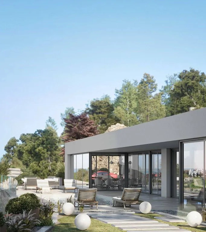 Terrasse - Luxury Villa with Sea View in Marbella