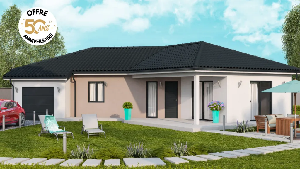 New 4-Piece House with Garden in Chirens