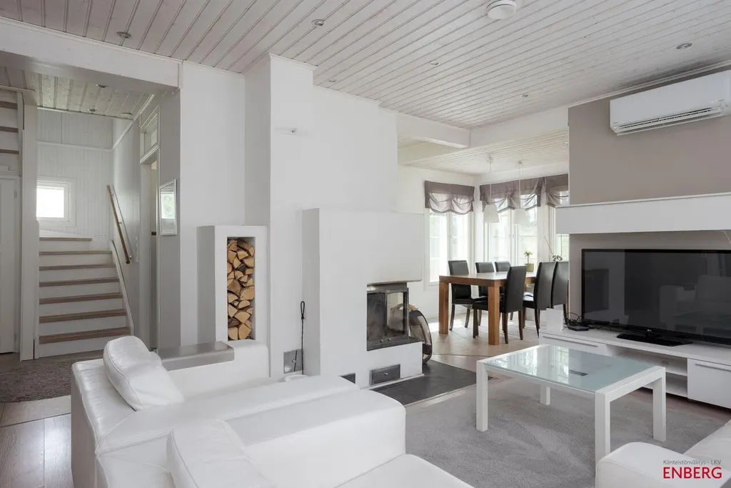 Séjour - Spacious Detached House with Sauna in Seunavuori