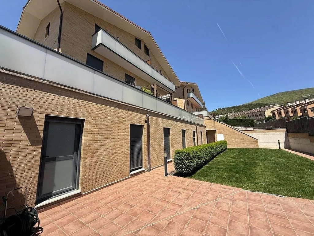 Terrasse - Duplex with Pool in Esteribar