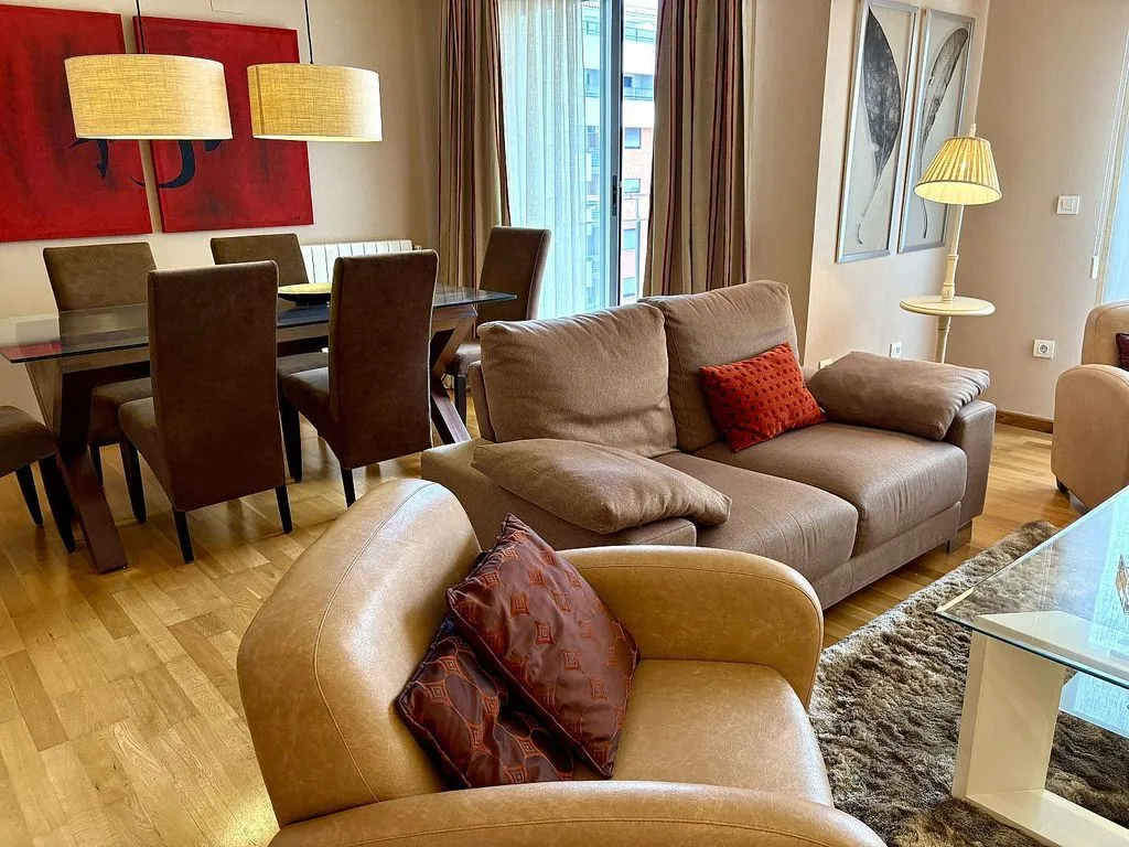 Séjour - Apartment with Pool and Terrace in Este