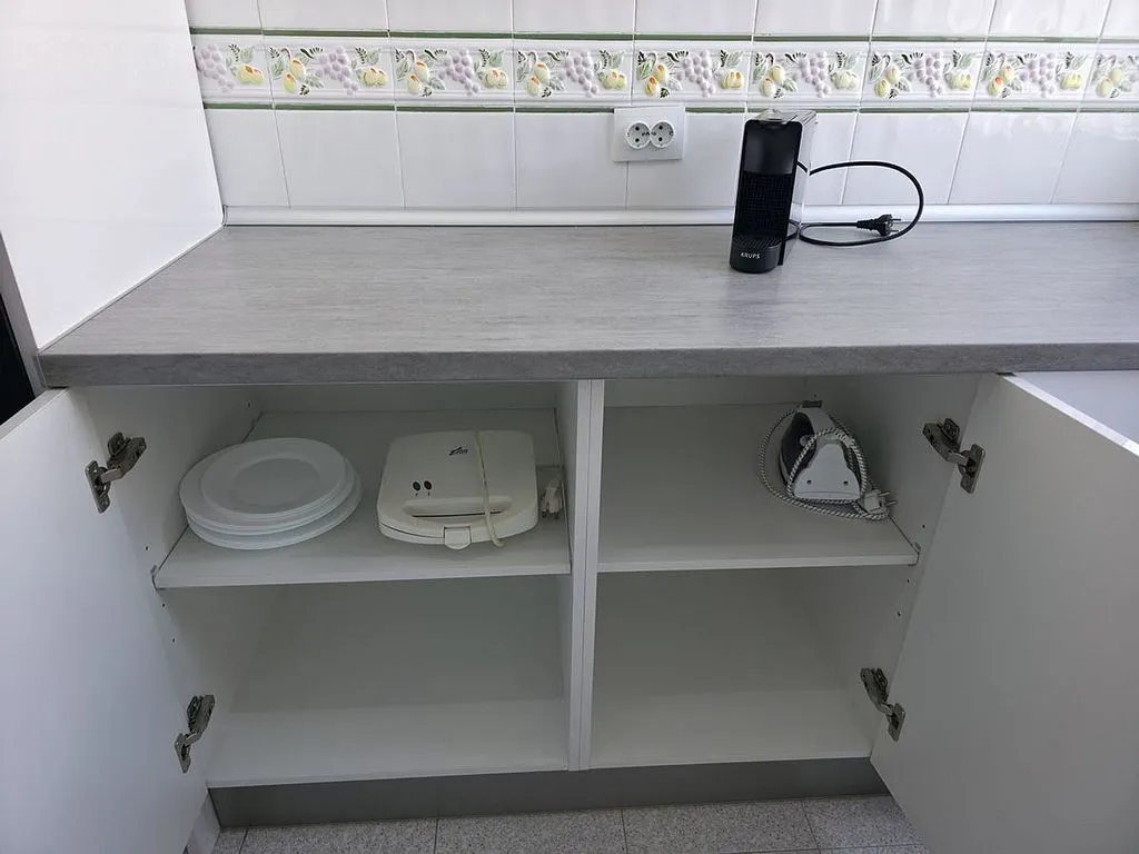 Köök - Furnished Flat with Garden in Las Huertas