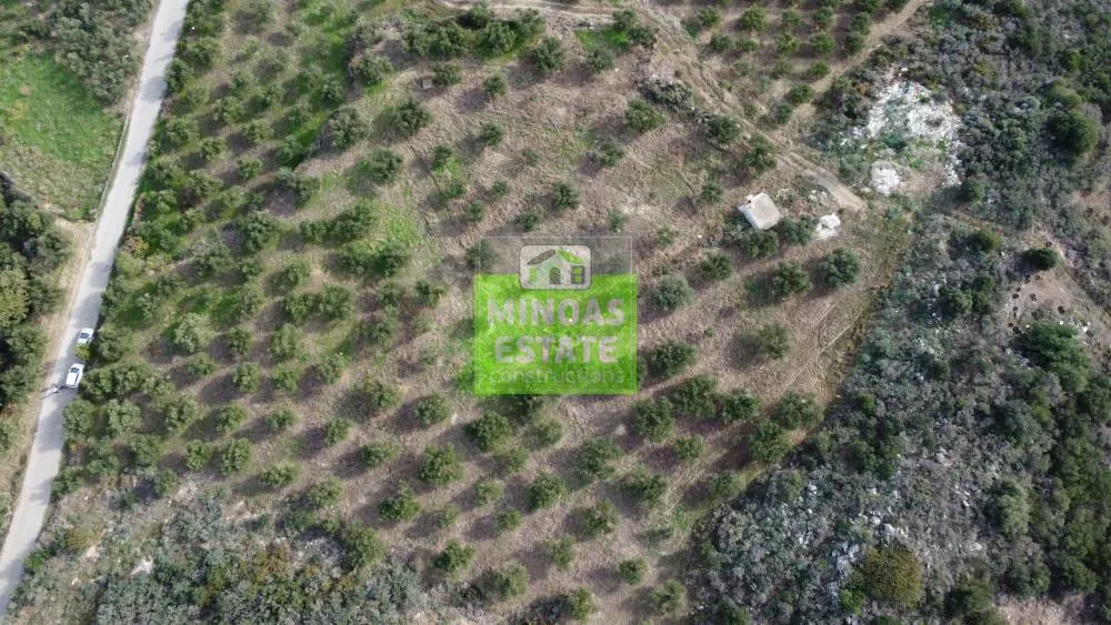 Vista aerea - Sloping Plot with Mountain View in Kissamos