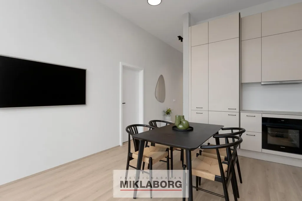 Sala da pranzo - New Flat with Balcony in Hafnarbraut