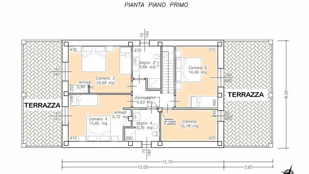 Plaan - New Villa with Garden in Rosignano Marittimo