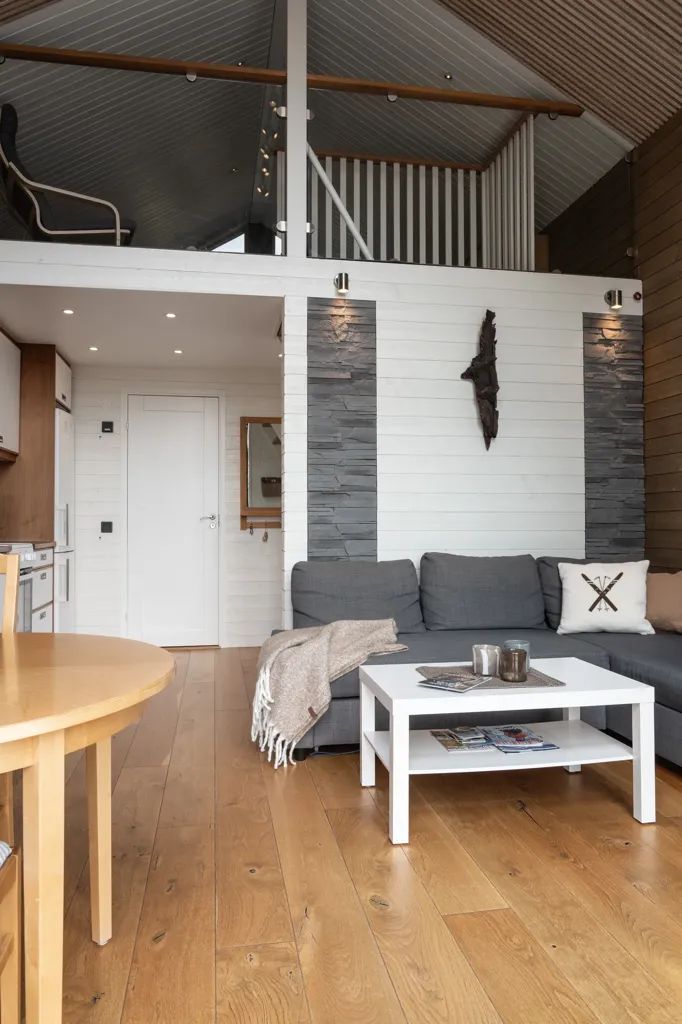 Séjour - Compact Cabin with Panoramic Views near Funäsdalen