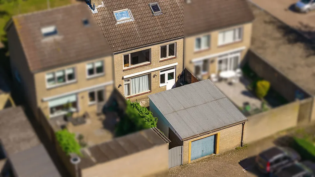 Aerial - Twin-Storey House with Garage in Zundert