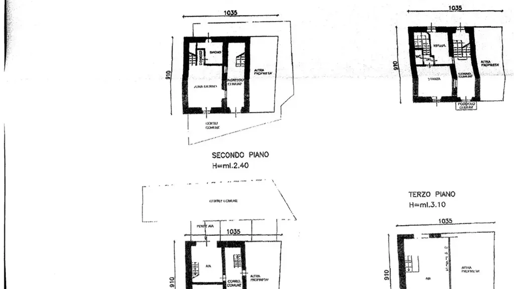 Plan - Mountain Terracotta with Panoramic View in Bleggio Superiore