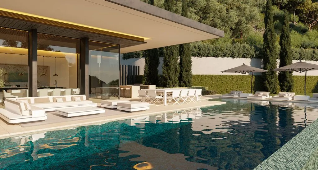 Piscine - Development Land with Pool in La Zagaleta, Benahavís