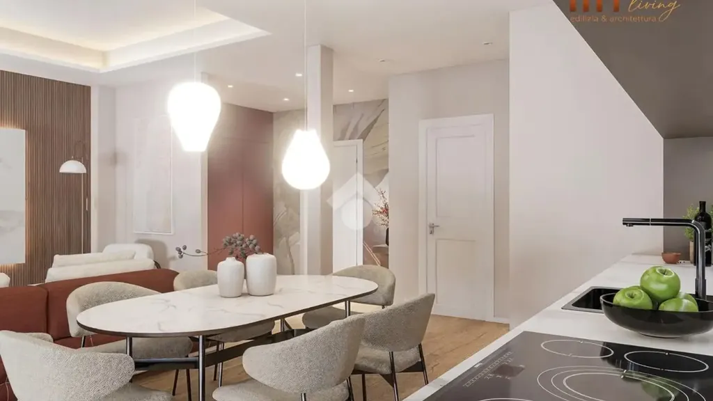 Söögituba - Spacious Apartment with Balcony in Genoa