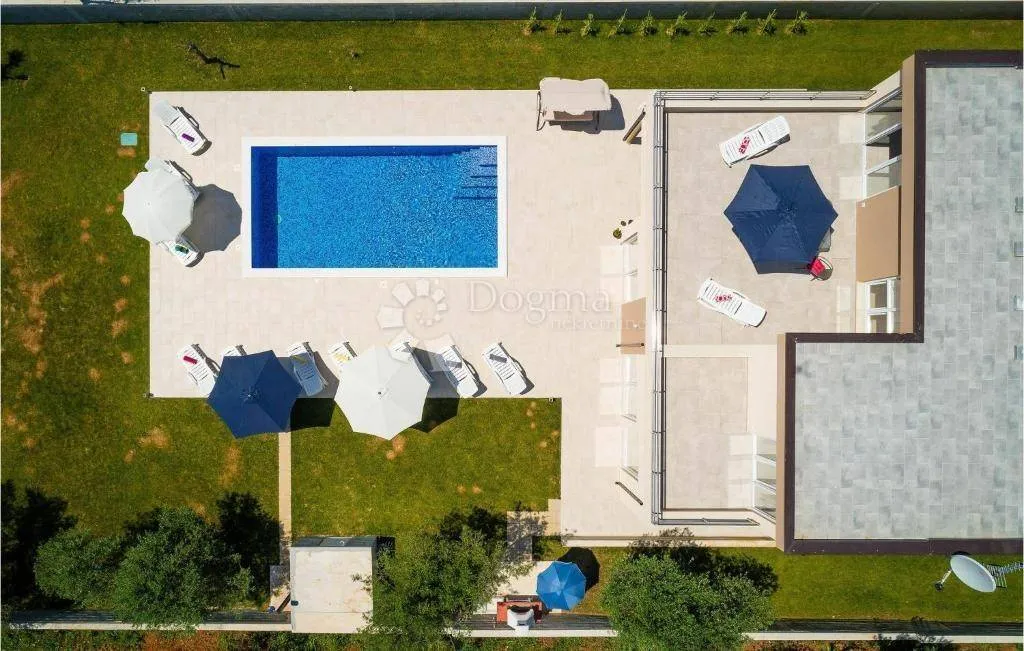 Vue aérienne - Modern Villa with Pool in Vodnjan