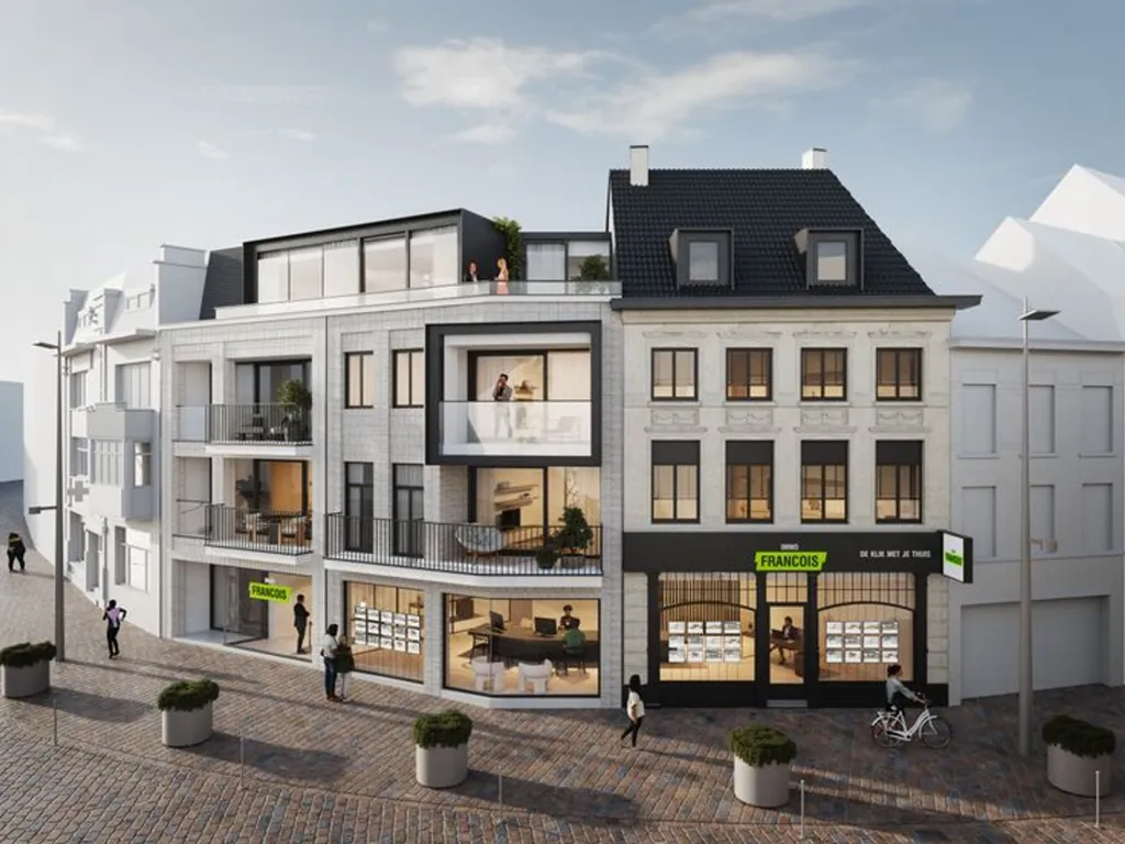 New Construction Apartments with Central View in Tielt